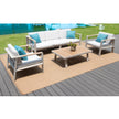 Aluminum Patio Sofa Coastal for 5