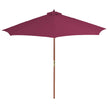 vidaXL Umbrella Patio Garden Parasol Awning Sunshade Canopy Beach Multi Colors-16