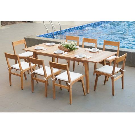 9 Piece Extendable Patio Dining Set