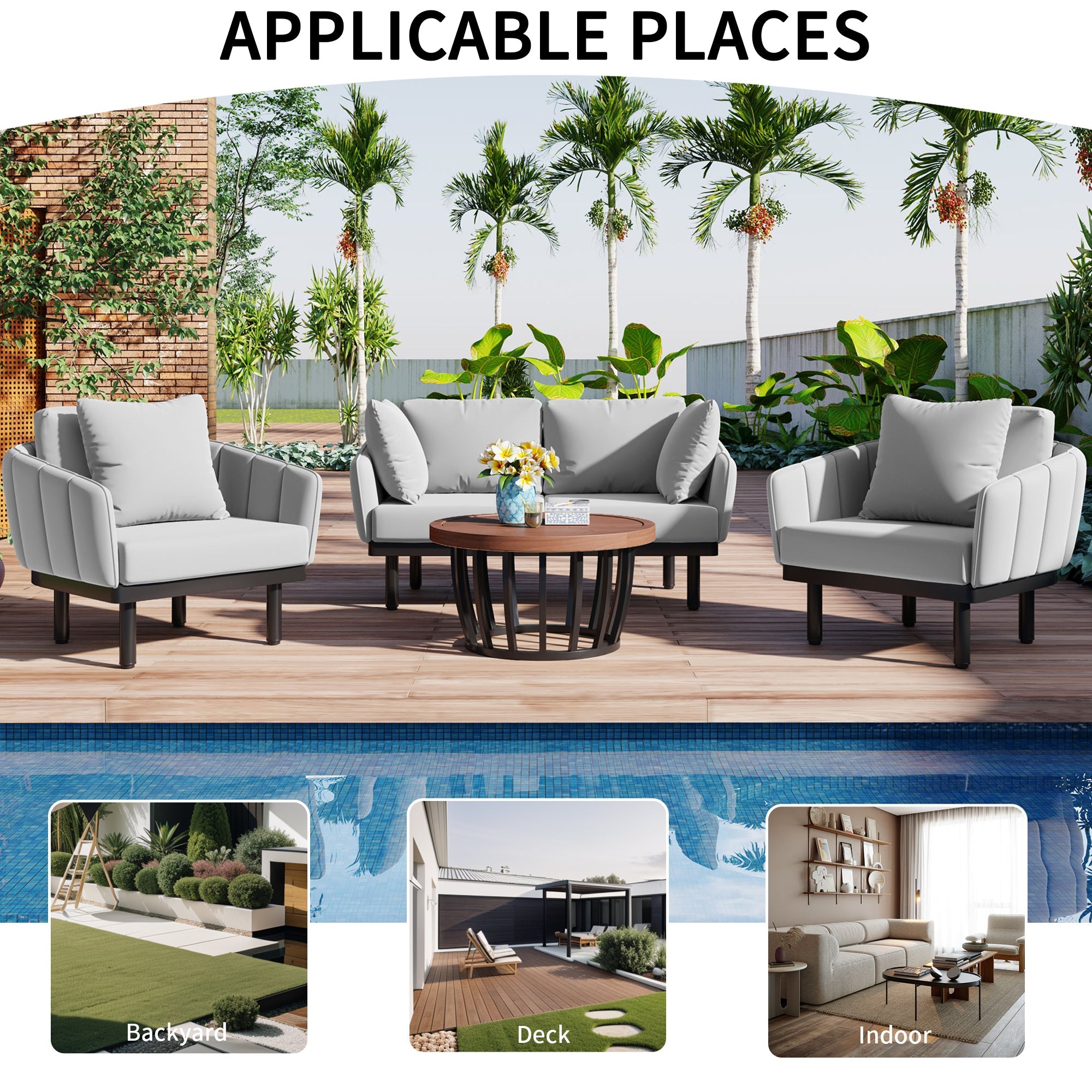 Cordon 4-Piece Patio Set