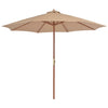 vidaXL Umbrella Patio Garden Parasol Awning Sunshade Canopy Beach Multi Colors-2