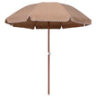 vidaXL Parasol with Steel Pole Beach Umbrella Garden Patio Multi Colors/Sizes-4