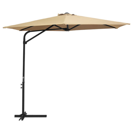 vidaXL Outdoor Parasol with Steel Pole Garden Patio Sunshade Multi Colors-3