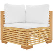 vidaXL 6 Piece Patio Lounge Set with Cushions Solid Wood Teak-3