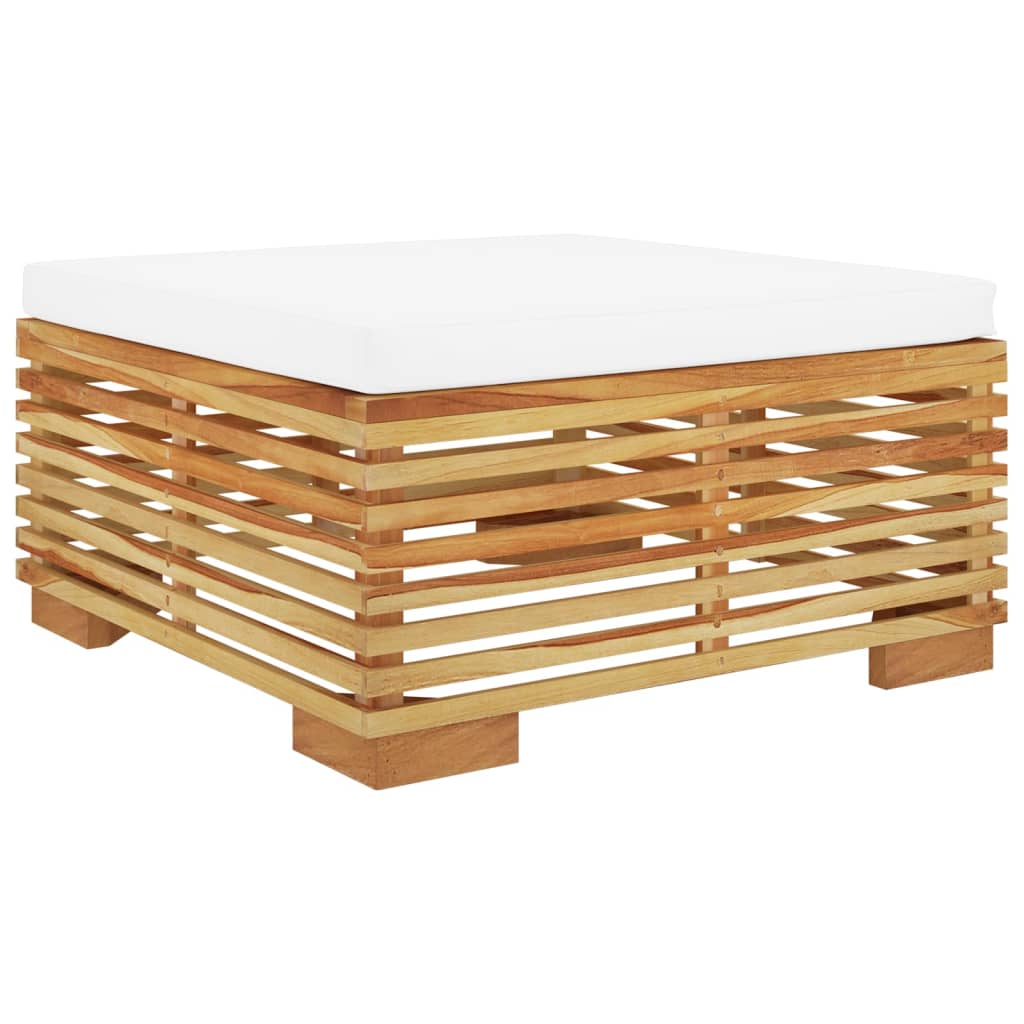 vidaXL 6 Piece Patio Lounge Set with Cushions Solid Wood Teak-5