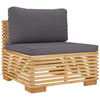 vidaXL 7 Piece Patio Lounge Set with Cushions Solid Wood Teak-2