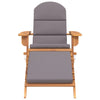 vidaXL Adirondack Patio Chair with Footrest Solid Wood Acacia-1