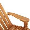 vidaXL Adirondack Patio Chair with Footrest Solid Wood Acacia-5