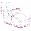 vidaXL Adirondack Patio Chair with Footrest Solid Wood Acacia-6