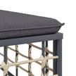 vidaXL Patio Furniture Set 5 Piece Sectional Sofa with Cushions Poly Rattan-12